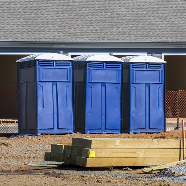 is there a specific order in which to place multiple portable restrooms in Wayne OH